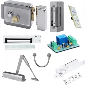 Control acces, yale , amortizoare , accesorii